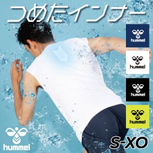 ノースリーブシャツ メンズ 吸湿冷感 接触冷感 ヒュンメル hummel つめたインナーシャツ NEO/スポーツ アンダーウェア 夏用 吸汗速乾 /HAP5030