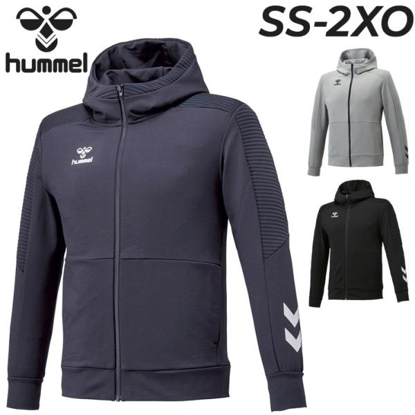 ヒュンメル パーカー スウェット メンズ hummel ジップアップ フーディー トレーニング スポ...