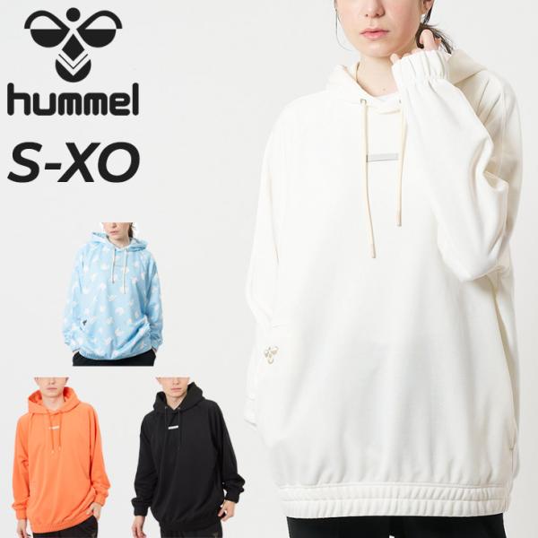 ヒュンメル パーカー 長袖 メンズ レディース hummel PLAY スウェット プルオーバー ユ...