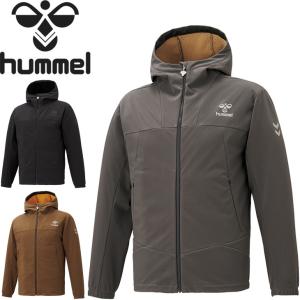 ウィンドブレーカー 裏フリース アウター メンズ ヒュンメル hummel PLAY 撥水ウォームジャケット/防風 保温 スポーツウェア サッカー /HAW2091｜apworld