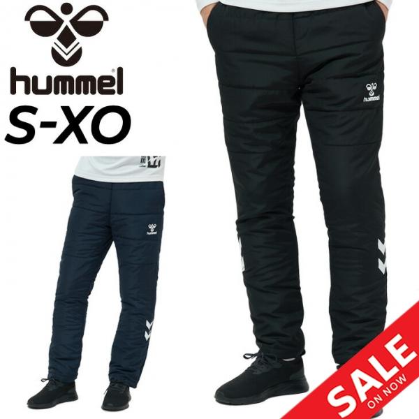 ヒュンメル 中綿パンツ メンズ hummel パデットサーモパンツ スポーツウェア 蓄熱保温 ロング...