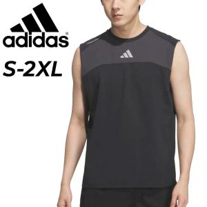 アディダス ノースリーブシャツ メンズ adidas M ADPT スリーブレスTシャツ タンクトップ 男性 トレーニング ランニング スポーツTシャツ 袖なし /HL200