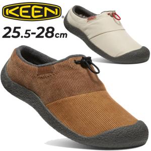 クロッグシューズ メンズ 靴 キーン KEEN ハウザー3スライド/スリッポン スニーカー 保温 キャンプ アウトドア 秋冬 カジュアル 男性 /HOWSER3-SLD-A