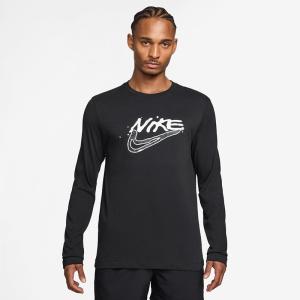 NIKE（ナイキ） メンズ 長袖 機能 Tシャツ DF プリントパック L/S T