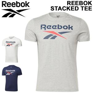 Tシャツ 半袖 メンズ リーボック Reebok グラフィックシリーズ スタックト Tee/スポーツウェア トップス スリムフィット トレーニング クルーネック /IEH23