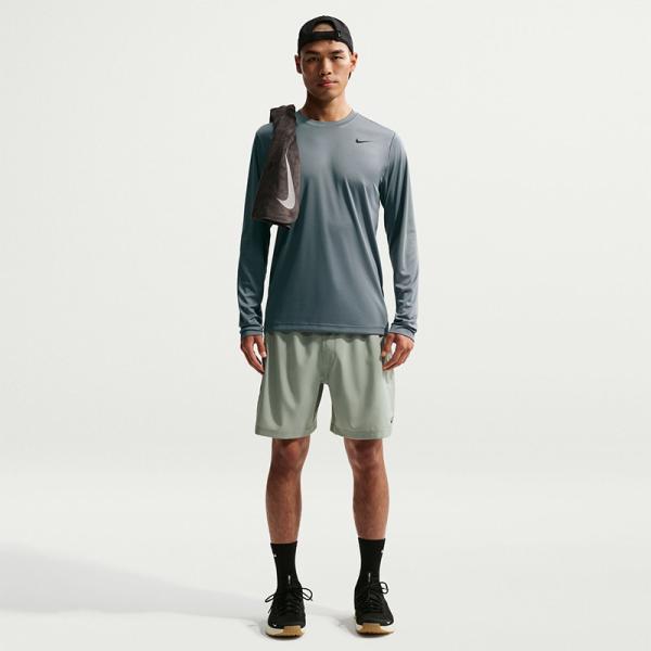 ナイキ Tシャツ 長袖 メンズ NIKE Dri-FIT STD L/S Tシャツ FLEX トレー...