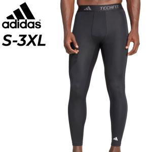 アディダス コンプレッションタイツ メンズ adidas テックフィット TECH FIT ベースレイヤー ロングタイツ スポーツウェア /JTE80【返品不可】