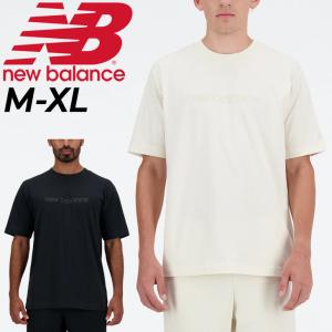 ニューバランス 半袖 Tシャツ メンズ New Balance Shifted コットンT 綿 クルーネック スポーツ トレーニング カジュアルウェア スポーティ プリントT /MT41559｜apworld