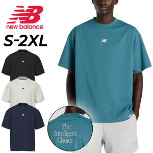 ニューバランス 半袖 Tシャツ メンズ Newbalance グラフィックTシャツ 速乾 ドライ クルーネック プリントT トレーニング スポーツウェア 男性 半そで /MT6145W6