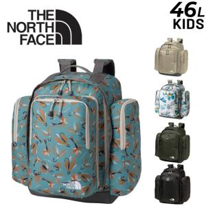 ノースフェイス キッズ リュックサック 46L バッグ 子ども用 THE NORTH FACE サニーキャンパー40＋6 バックパック 大容量 子供 アウトドアバッグ /NMJ72350｜apworld