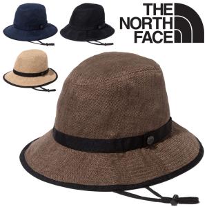 ノースフェイス 帽子 メンズ レディース THE NORTH FACE ハイクハット あご紐 収納袋付 麦わら帽子 ユニセックス ストローハット ナチュラル /NN02341