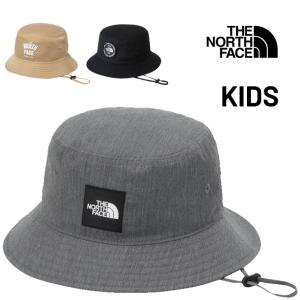 ザ・ノース・フェイス 帽子 キッズ ジュニア ハット帽 THE NORTH FACE メッセージハット｜子ども用 あご紐付き アウトドアハット キャンプ 遠足 /NNJ02503
