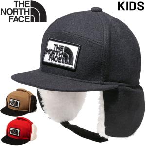 キッズ 帽子 キャップ 耳当て付き ジュニア 子供用/ノースフェイス THE NORTH FACE ウィンタートラッカーキャップ/アウトドア 防寒 保温 子ども /NNJ42005