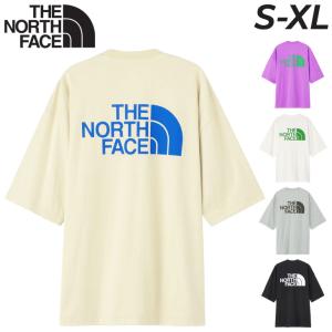 ノースフェイス 半袖 Tシャツ メンズ ユニセックス THE NORTH FACE シンプルカラースキームティー バックプリント ビッグシルエットアウトドアウェア /NT32434｜apworld