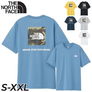 ノースフェイス 半袖 Tシャツ メンズ THE NORTH FACE スクエアカモフラージュティー 薄手 速乾 アウトドアウェア ウエア 登山 キャンプ デイリー /NT32437｜apworld