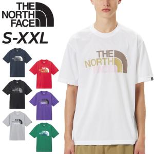 ノースフェイス 半袖 Tシャツ メンズ THE NORTH FACE カラフルロゴティー 速乾 ロゴT プリントT アウトドアウェア ウエア キャンプ デイリー /NT32449｜apworld