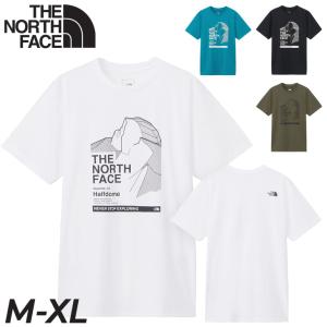 ノースフェイス 半袖 Tシャツ メンズ THE NORTH FACE ハーフドーム グラフィックティー クルーネック 吸汗速乾 抗菌防臭 UVカット プリントT シンプル/NT32484の商品画像