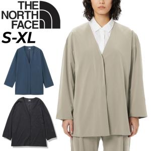 ノースフェイス アウター レディース UVカット THE NORTH FACE テックラウンジ カーディガン 無地 アウトドア カジュアルウェア ウエア 女性/NTW12262の商品画像