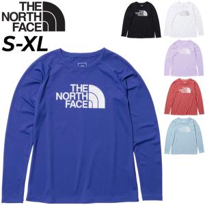 長袖 Tシャツ レディース ノースフェイス THE NORTH FACE L/S GTDロゴクルー/ランニング スポーツウェア マラソン トレラン 女性 UVカット 吸汗速乾/NTW12277の商品画像