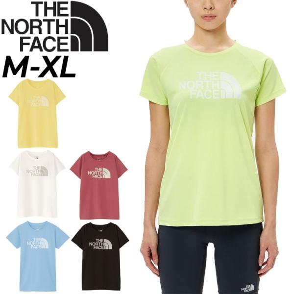 ノースフェイス 半袖 Tシャツ レディース THE NORTH FACE プリントT 吸汗速乾 抗菌...