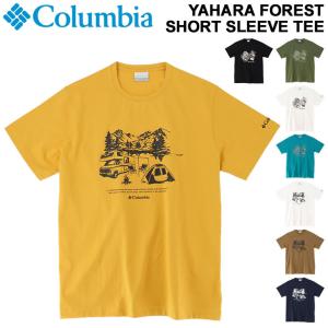 半袖 Tシャツ メンズ コロンビア Columbia ヤハラ フォレスト YAHARA FOREST SHORT SLEEVE/アウトドア カジュアル ウェア クルーネック プリントT 男性 /PM0176