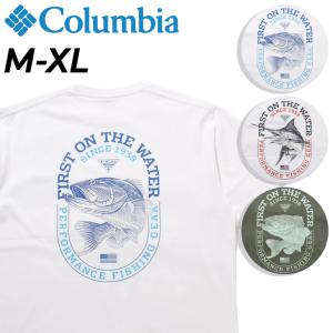半袖 Tシャツ メンズ コロンビア COLUMBIA フィッシング 釣り アウトドアウェア バックプリントT カジュアル 男性 トップス リラックスフィット おしゃれ/PM0607