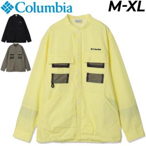 シャツジャケット メンズ アウター コロンビア COLUMBIA ツキャノンアイル/アウトドアウェア はっ水 撥油 キャンプ たけだバーベキュー氏コラボ 男性 /PM0715｜apworld