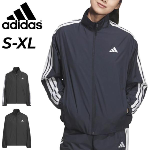 アディダス ウィンドブレーカー 長袖 レディース adidas W MH 3S ウィンドジャケット ...