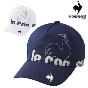 ルコック ゴルフキャップ 帽子 メンズ le coq sportif GOLF ロゴキャップ 男性用 アクセサリー ぼうし ビッグロゴ 白 紺 ゴルフウェア ウエア 白 黒 /QGBXJC03｜apworld