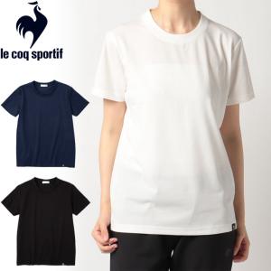 半袖 Tシャツ レディース ルコック le coq sportif N.N.C-SHIRT（ニューノーマルコンフォート）S/Sシャツ/スポーツスタイル ウェア 抗菌防臭 UPF15 /QMWSJA30｜apworld