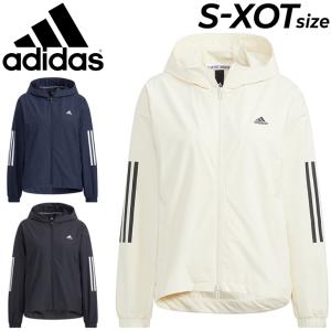 ジャージ 薄手 レディース アウター/アディダス adidas W 247 クロスジャケット フード付/トレーニング ランニング フィットネス スポーツウェア 女性/QU578の商品画像