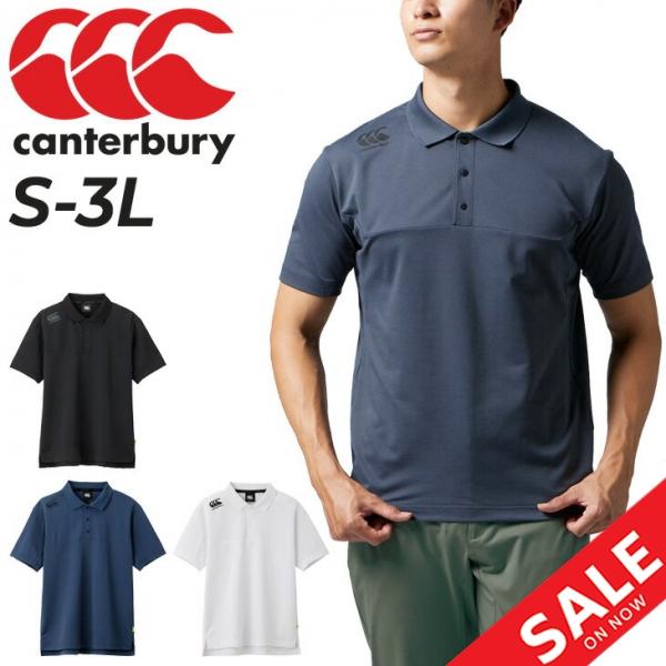 カンタベリー 半袖 ポロシャツ メンズ canterbury R+ メディアポロ RUGBY+ ラグ...