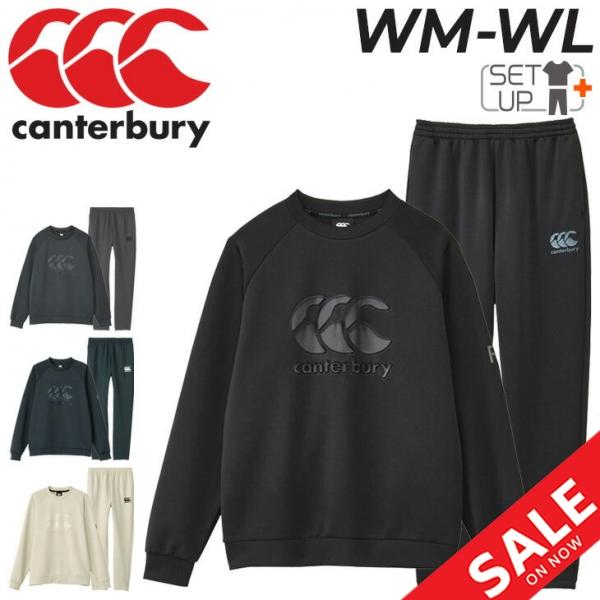 カンタベリー スウェット 上下 レディース canterbury RUGBY+ 長袖トレーナー スウ...