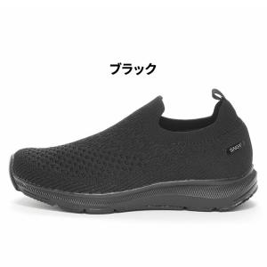 スニーカー スリッポン レディースシューズ 幅...の詳細画像2