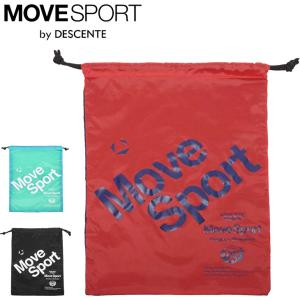 デサント ムーブスポーツ マルチバッグM 40×28cm MOVESPORT by DESCENTE 巾着 着替え シューズバッグ 収納袋 小物入れ ブランド 鞄 スポーツバッグ /ST6SBZ51U