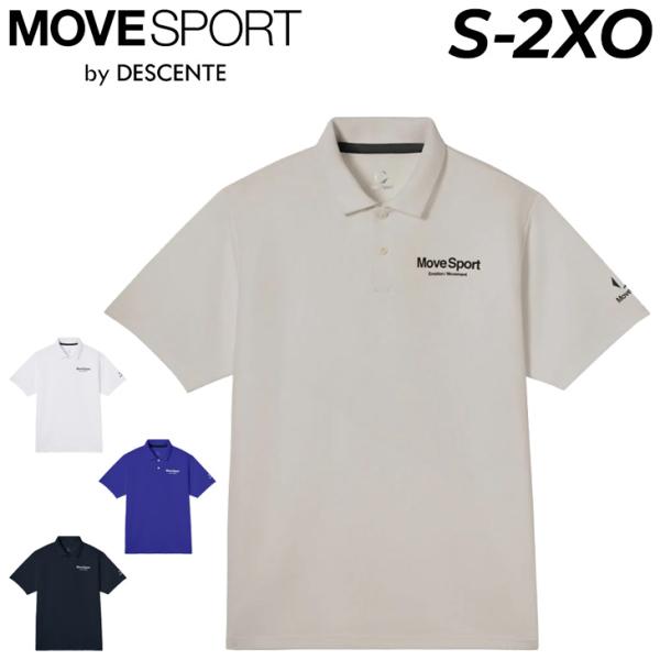 デサント ムーブスポーツ ポロシャツ 半袖 メンズ MOVESPORT by DESCENTE 高通...