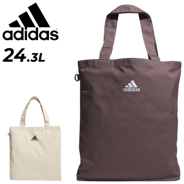 アディダス トートバッグ 24.3L かばん adidas キャンバス エコバッグ スポーツ カジュ...