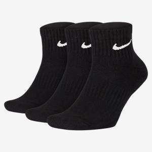 ナイキ ソックス 3足セット 靴下 メンズ レディース キッズ 子供 子ども NIKE 3P エブリデイ クッション アンクル ソックス  3足組 スポーツ /SX7667-010｜APWORLD