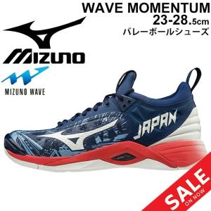 バレーボールシューズ 2.5E相当 ミズノ mizuno WAVE MOMENTUM ウエーブモーメンタム JAPAN/メンズ レディース /V1GA1911