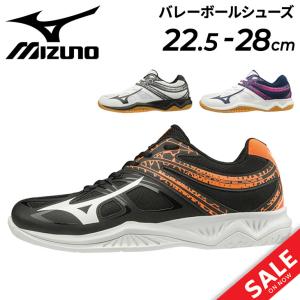 バレーボールシューズ 2.5E相当 メンズ レディース/ミズノ mizuno サンダーブレード 2/ローカット エントリーモデル 初心者 一般 学生 男女兼用 競技 /V1GA1970-