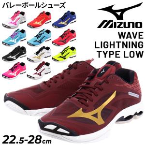 ミズノ バレーボールシューズ ローカット 2E相当 当店オリジナルカラー 全12色 メンズ レディース 22-28cm mizuno WAVE LIGHTNING TYPE LOW /V1GX230000｜apworld