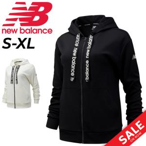 ニューバランス スウェット パーカー レディース Newbalance Relentless フルジップ ジャケット 裏フリース 保温 トレーニング フィットネス /WJ13174｜apworld