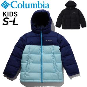 キッズ ジャケット 中綿 アウター コロンビア Columbia ジュニア 130-155cm 子供服/アウトドアウェア フード付き 保温 子ども 男の子 女の子 防寒着 /WY0028
