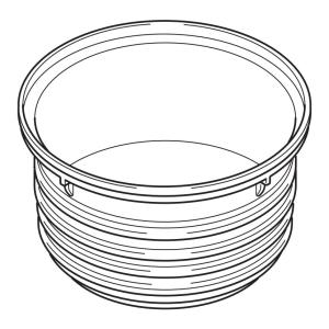 リンナイ 077-244-000 炊飯内釜(5合) ガス炊飯器(こがまる)用 純正部品｜AQプラネット