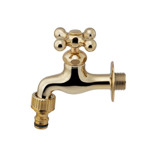 カクダイ 701-121A-AG 横水栓(カラー：アンティークゴールド) プレミアム単水栓