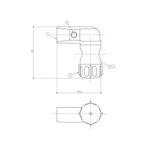 TOTO　エトー製シャワーハンガーセット　AFKK581N2｜aq-planet