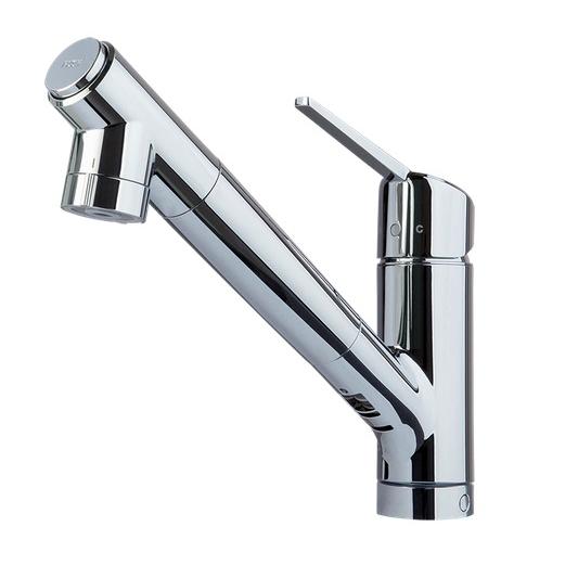 タカギ JY396MN-9NTF シングルレバー混合栓(ワンホール型) 蛇口一体型浄水器 みず工房 ...