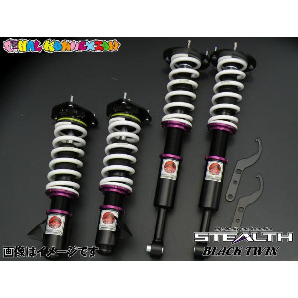 ローレル C35 2WD NISSAN 車高調 STEALTH BLACK TWIN ステルスブラッ...