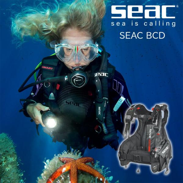 BCD SEAC シアック スキューバダイビング 重器材 SMART BCD スクーバダイビング B...