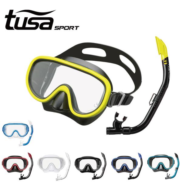 シュノーケリングセット2点（大人用）TUSA Sport UC0110 スノーケリング マスク 2点...